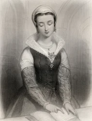 Lady Jane Grey (1537-54) Illustration aus 